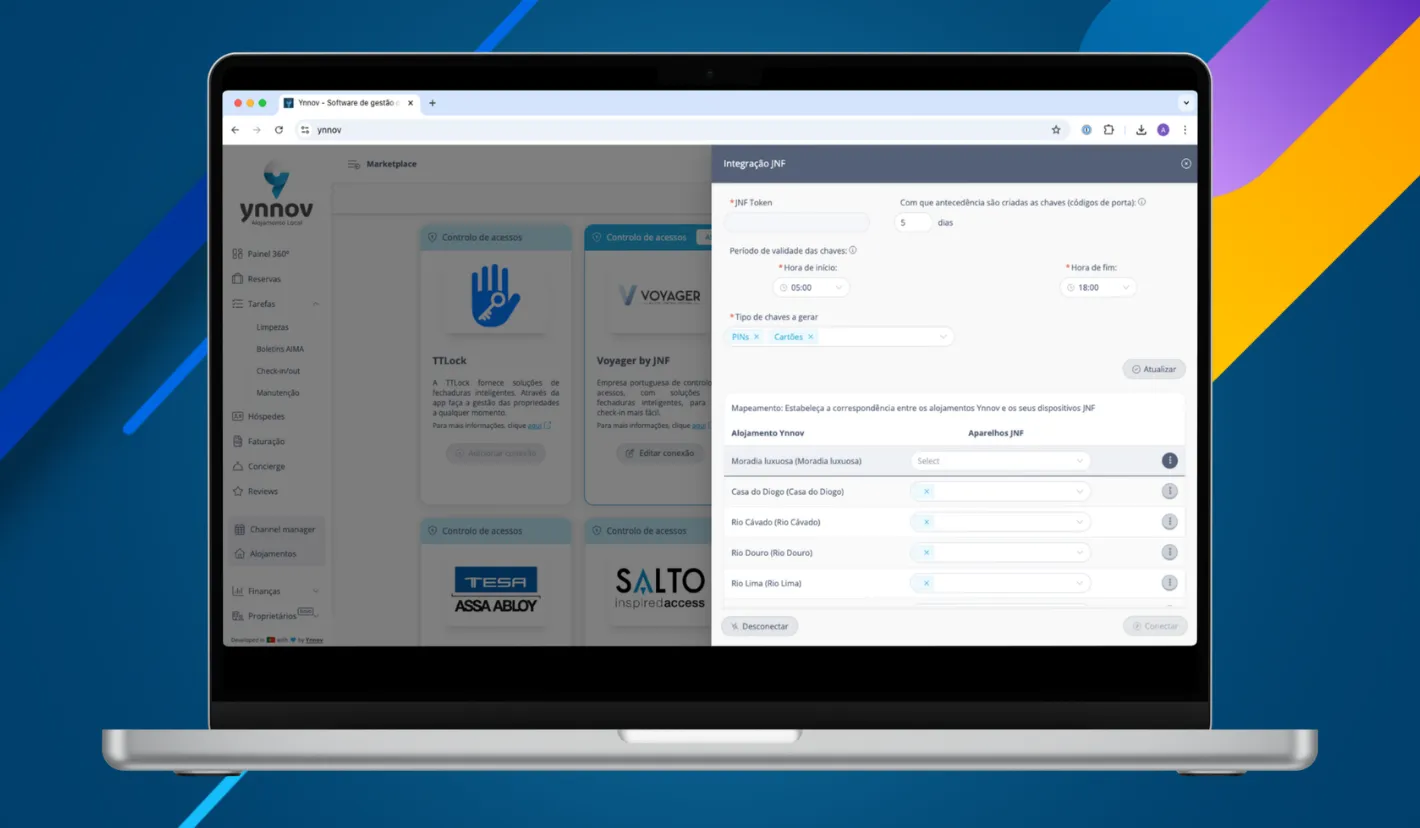 Ynnov | Como integrar a Voyager by JNF com o software Ynnov? Ynnov | Como integrar a Voyager by JNF com o software Ynnov?