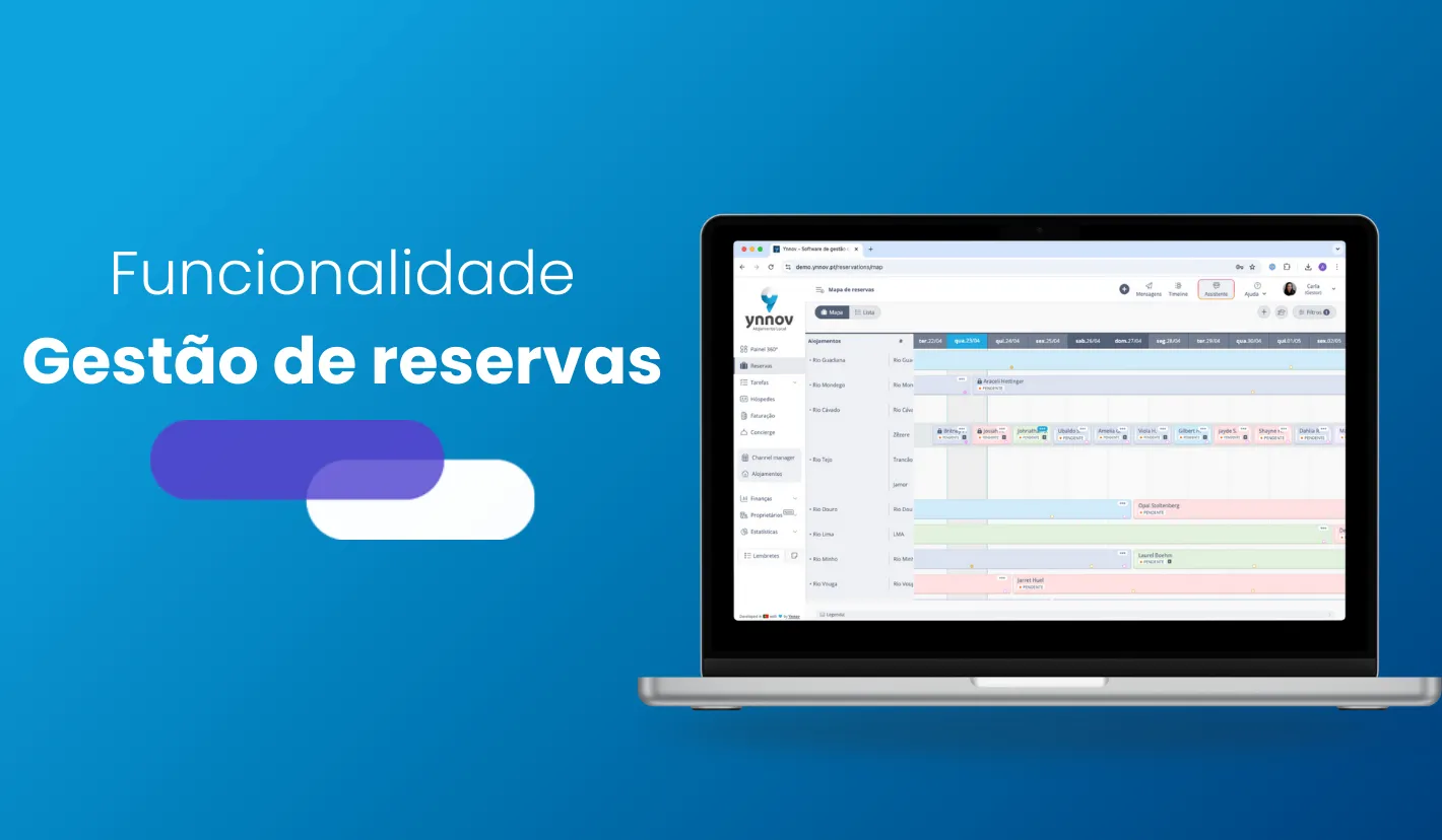 Gestão de reservas na Ynnov ficou ainda mais fácil